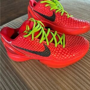 Nike Kobe 6- Reverse Grinch, mens 8.5